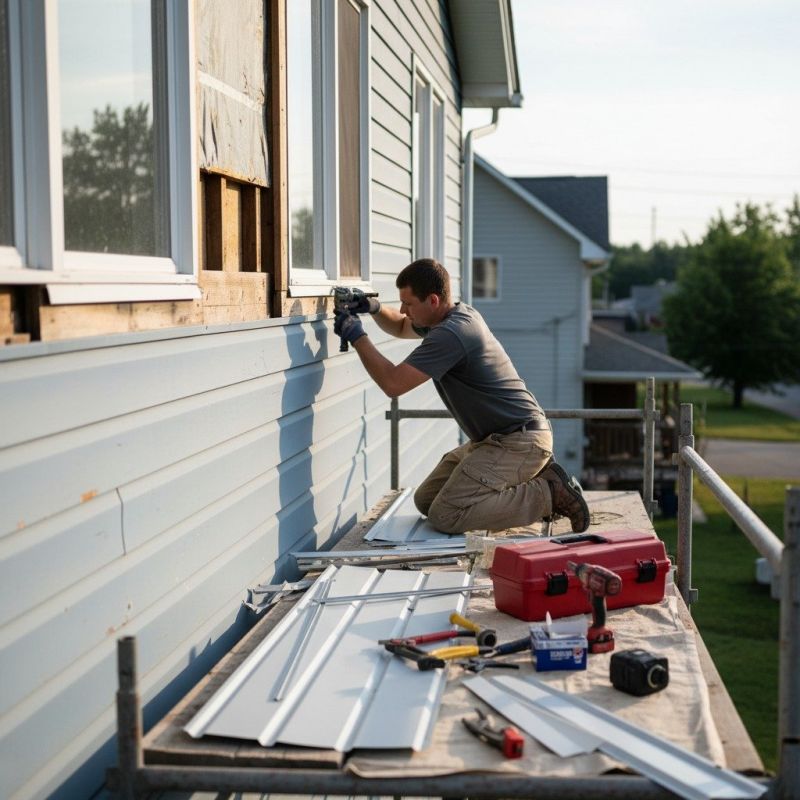 Aluminium Siding Installation in Martinsburg, OH