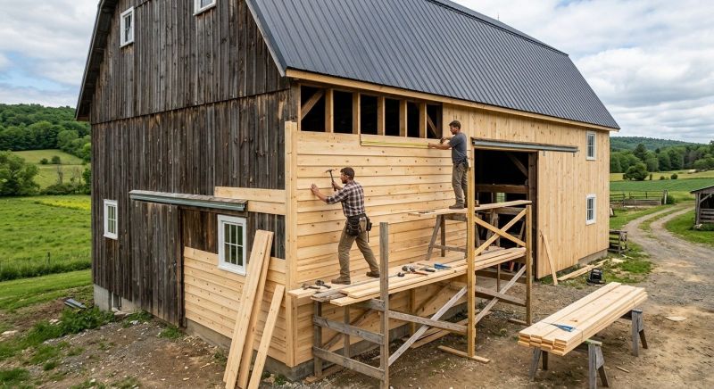 Barn Siding Installation in Westerville, OH