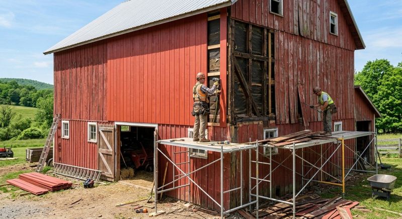Barn Siding Replacement in Carroll, OH