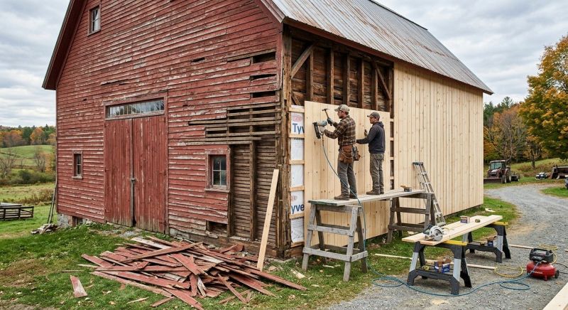 Barn Siding Replacement in Mount Vernon, OH