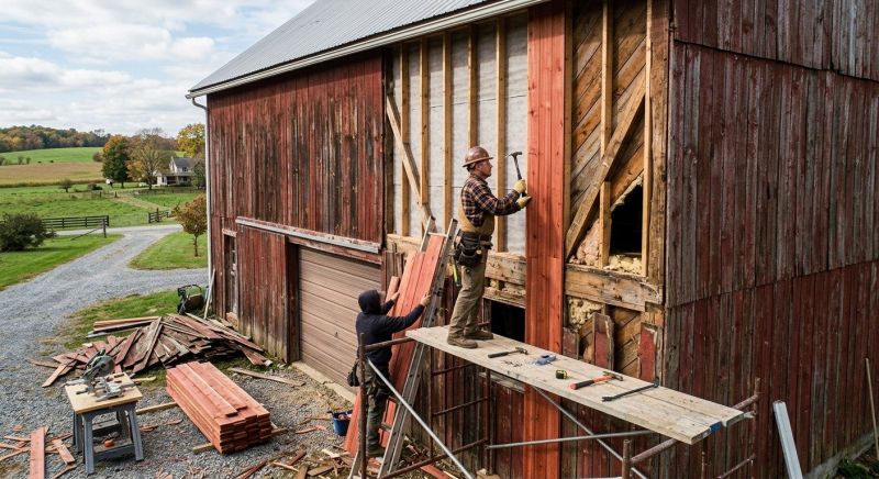 Barn Siding Replacement in Mount Vernon, OH