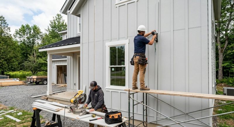 Batten Siding Installation in Martinsburg, OH