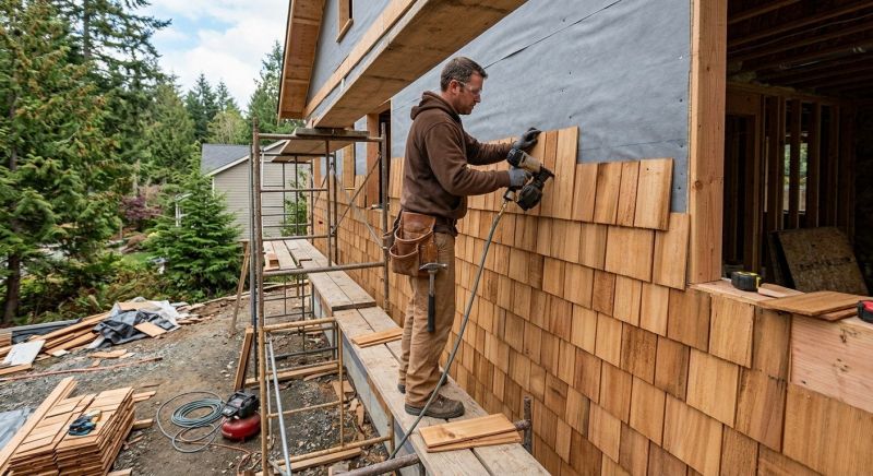 Cedar Siding Installation in Carroll, OH