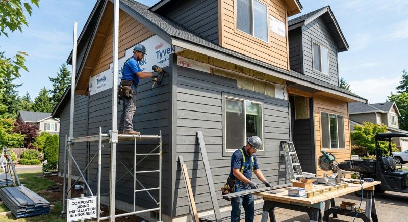 Composite Siding Installation in Westerville, OH