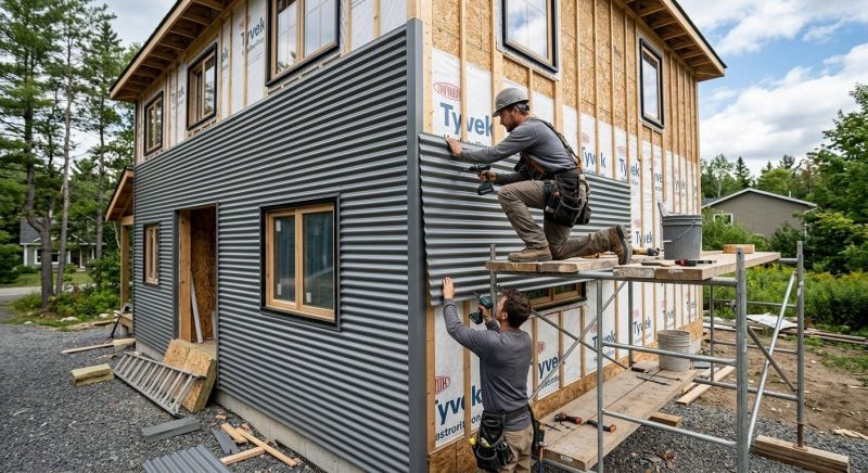Corrugated Siding Installation in Granville, OH