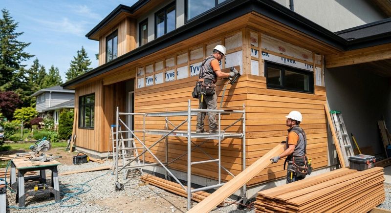 Faux Wood Siding Installation in Newark, OH