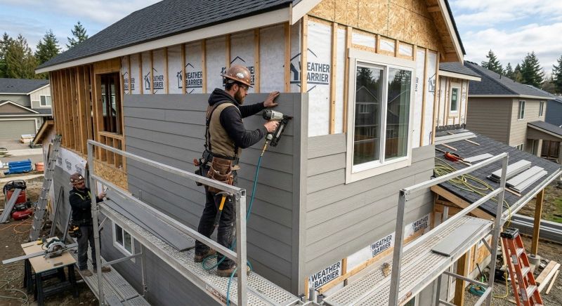 Fiber Siding Installation in Westerville, OH