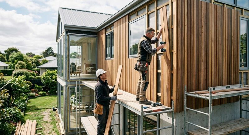 Hardwood Cladding Installation in Granville, OH