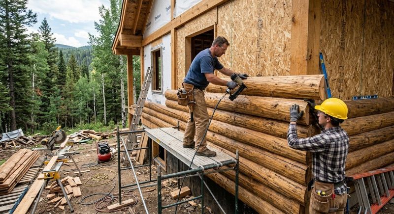 Log Siding Installation in Columbus, OH