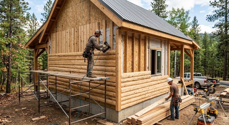 Log Siding Installation in Columbus, OH