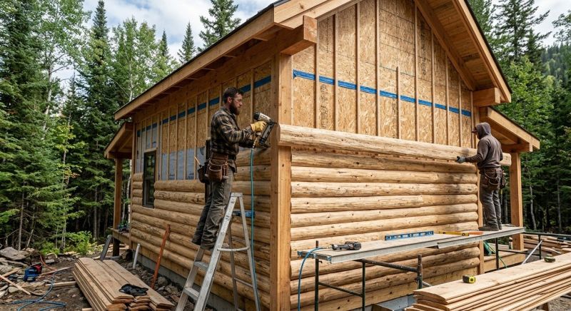 Log Siding Installation in New Albany, OH