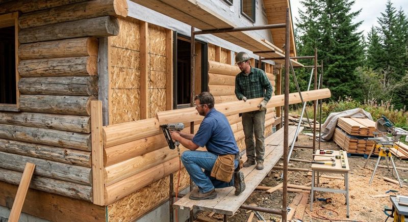 Log Siding Installation in Newark, OH