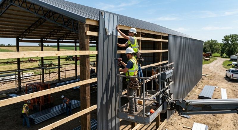Metal Barn Siding Installation in Granville, OH