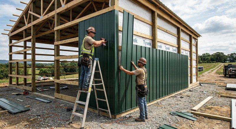 Metal Barn Siding Installation in Granville, OH