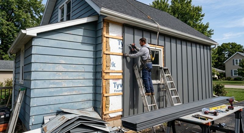 Metal Siding Replacement in Carroll, OH