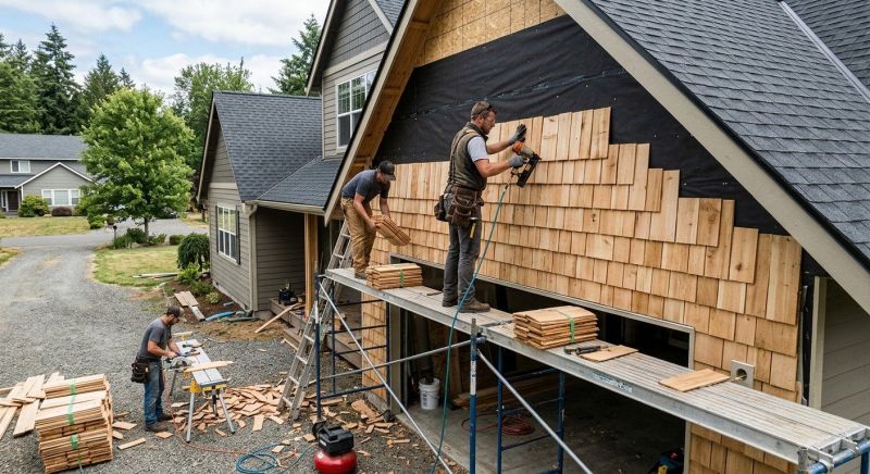 Shake Siding Installation in Sunbury, OH