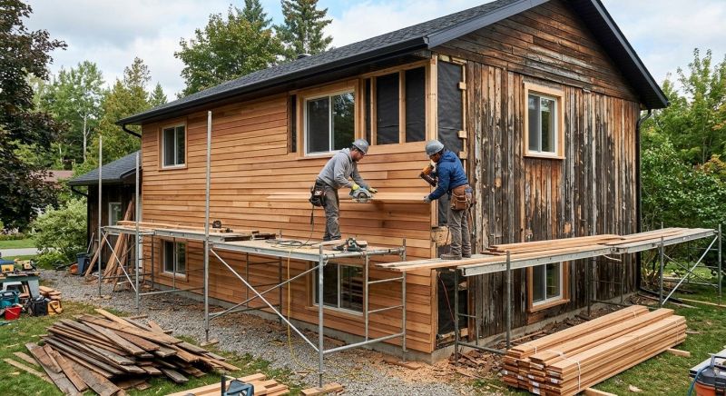 Wood Cladding Installation in Buckeye Lake, OH
