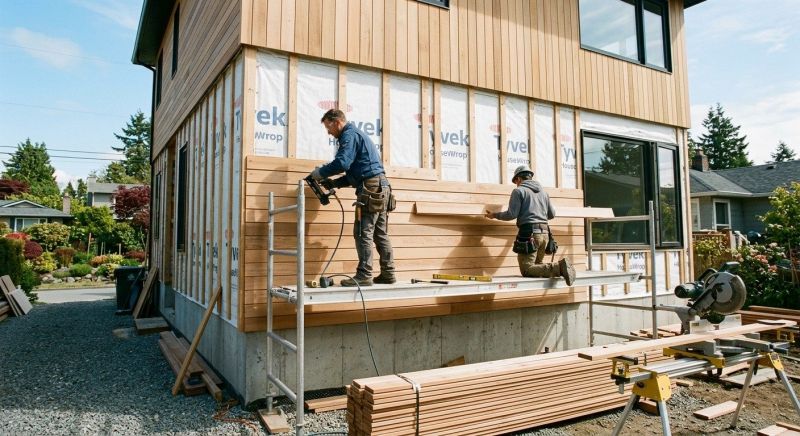 Wood Cladding Installation in Centerburg, OH