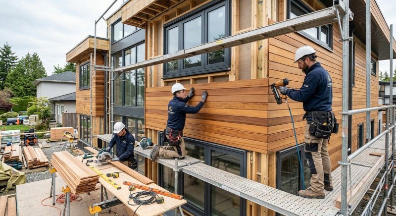 Wood Cladding Installation in Columbus, OH