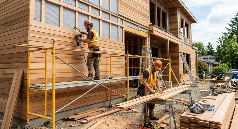Wood Cladding Installation in Glenford, OH