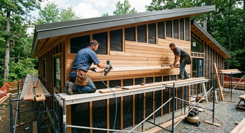 Wood Cladding Installation in Glenford, OH