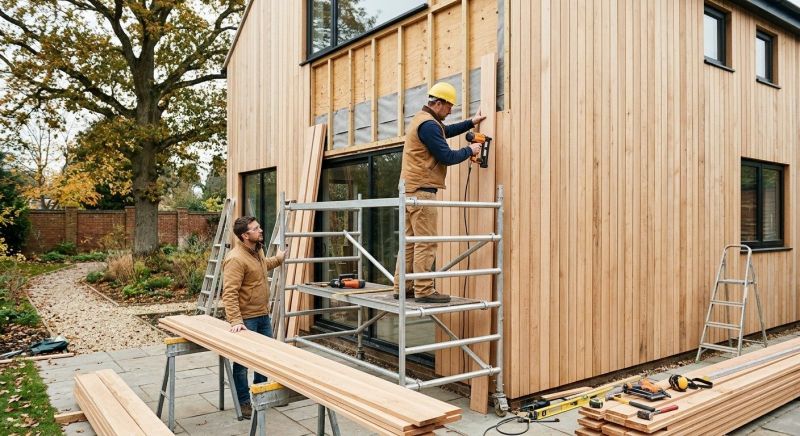 Wood Cladding Installation in Knox County, OH