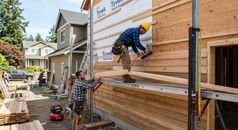 Wood Plank Siding Installation in Granville, OH