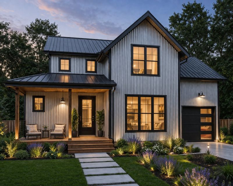 Corrugated Siding Installation